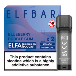 Blueberry Bubblegum Elfa Prefilled Pod by Elf Bar