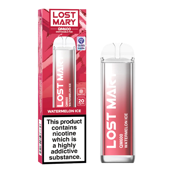 Watermelon Ice Lost Mary QM600 Disposable Vape