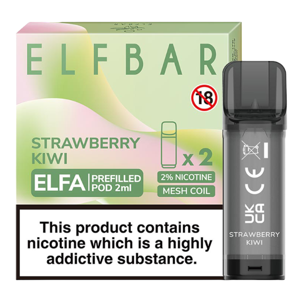 Strawberry Kiwi Elfa Prefilled Pod by Elf Bar