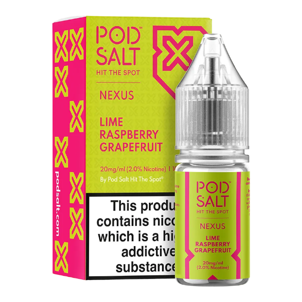 Nexus Lime Raspberry Grapefruit 10ml Nicotine Salt E-Liquid