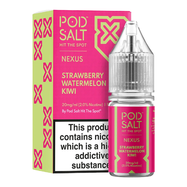 Nexus Strawberry Watermelon Kiwi 10ml Nicotine Salt E-Liquid