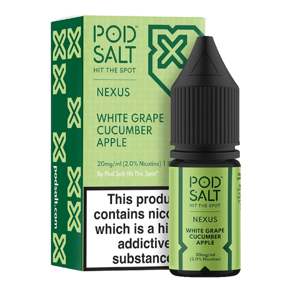 Nexus White Grape Cucumber Apple 10ml Nicotine Salt E-Liquid
