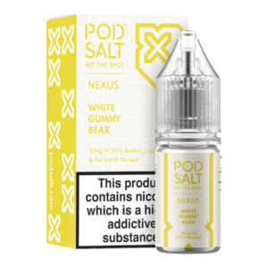 Nexus White Gummy Bear 10ml Nicotine Salt E-Liquid