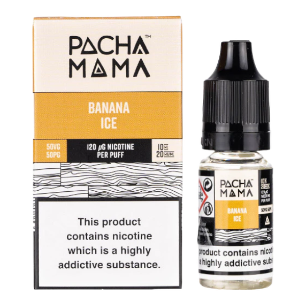 Pacha Mama Banana Ice Nic Salt 10ml