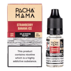 Pacha Mama Strawberry Banana Ice Nic Salt 10ml