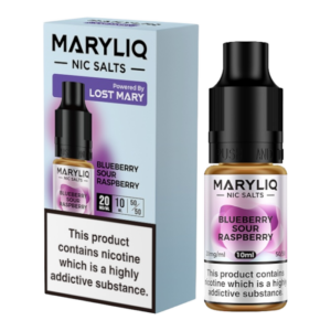 LOST MARY MARYLIQ Blueberry Sour Raspberry 10ml Nicotine Salt E-Liquid
