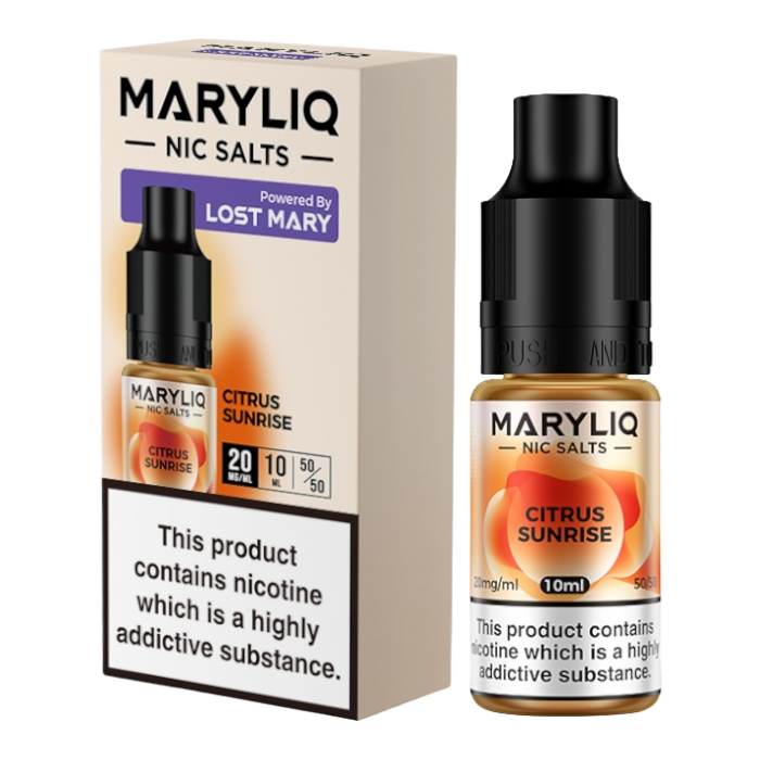 LOST MARY MARYLIQ Citrus Sunrise 10ml Nicotine Salt E-Liquid