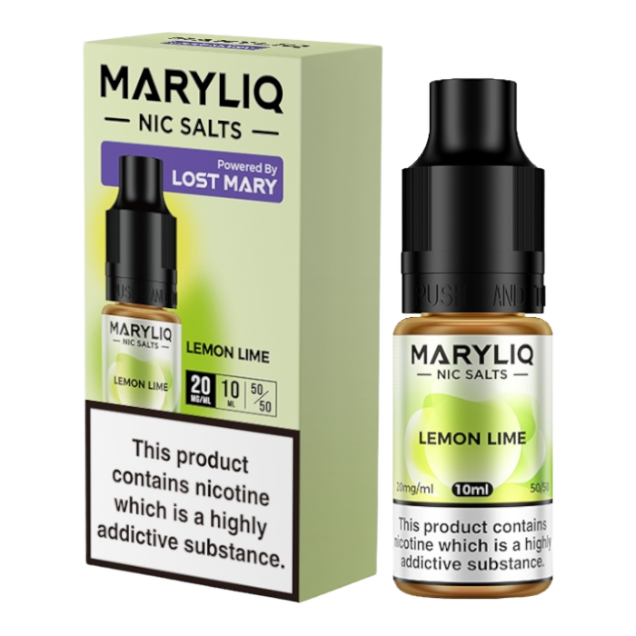 LOST MARY MARYLIQ Lemon Lime 10ml Nicotine Salt E-Liquid