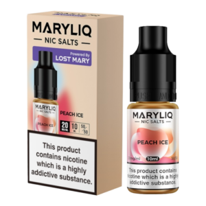 LOST MARY MARYLIQ Peach Ice 10ml Nicotine Salt E-Liquid