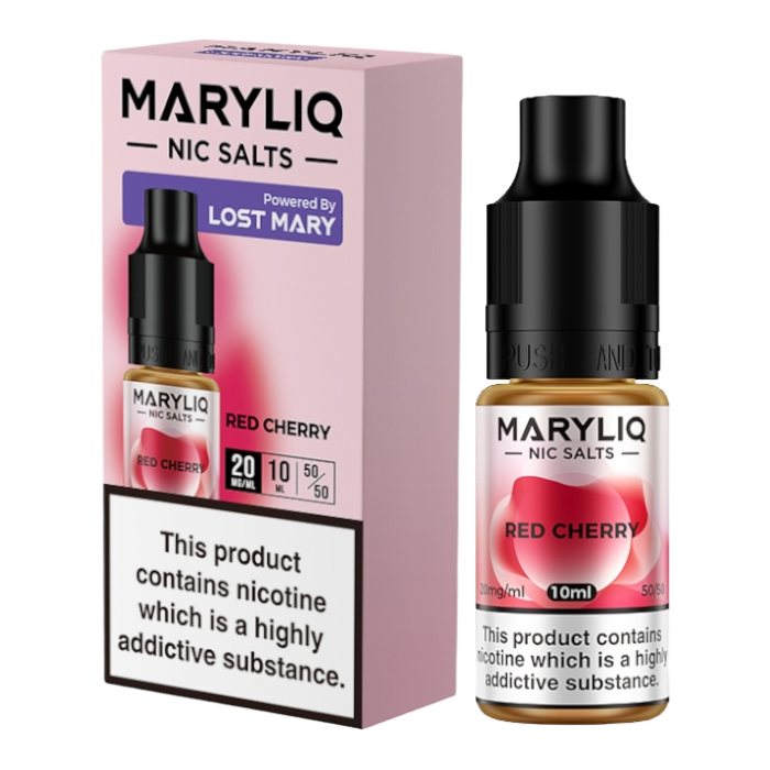 LOST MARY MARYLIQ Red Cherry 10ml Nicotine Salt E-Liquid