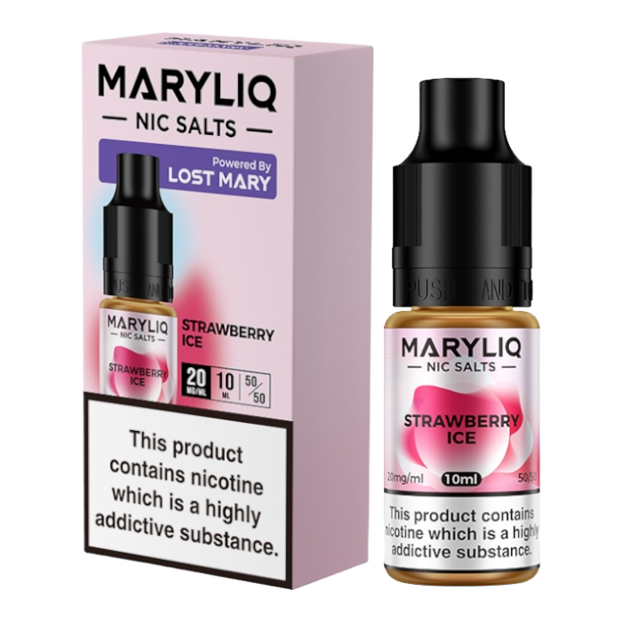 LOST MARY MARYLIQ Strawberry Ice 10ml Nicotine Salt E-Liquid