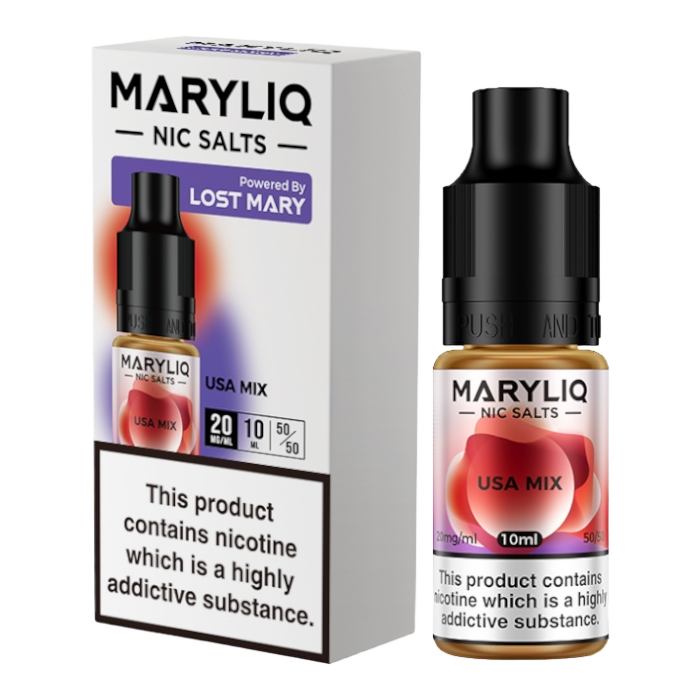 LOST MARY MARYLIQ USA Mix 10ml Nicotine Salt E-Liquid
