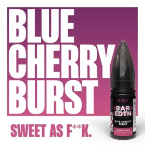 RIOT BAR EDTN BLUE CHERRY BURST 10ml Nicotine Salt E-Liquid