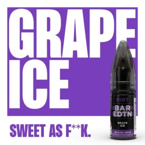 RIOT BAR EDTN GRAPE ICE 10ml Nicotine Salt E-Liquid